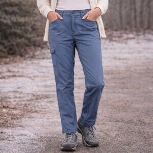 Columbia Hiking Pants Women's Size 8 Cargo Outdoor Travel Lightweight Trail Pant